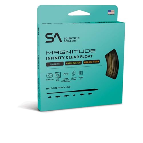Scientific Anglers Magnitude Smooth Infinity 10' Clear Float Tip Fly Line - WF3F