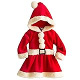 [キャサリンコテージ]クリスマス コスチューム サンタ トナカイ TK4060 90cm もこもこサンタワンピース[RD2] TAK