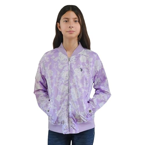 Blouson bomber femme U.S. Polo Assn. avec col baseball et poches boutonnées