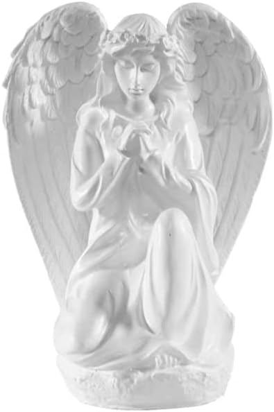 Cosy-YcY Resin Angel Praying Figurine Candle Holder - Stylish Tea Light Holder Home Nice Gift Great Ornament - New Home Gifts - Living Room Accessories (S)