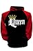 King and Queen - Matching Couples Hoodies Set - Valentines Day Gifts His and Hers Hoodie Women Medium Men Large