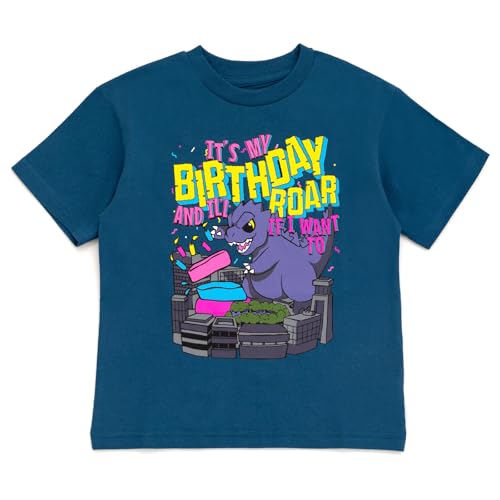T-shirt Godzilla cadeau anniversaire idéal enfant et grand enfant taille 2T-12