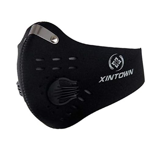 SKYMASK Máscara anticontaminación Deportes al Aire Libre Antipolvo Motocicleta Bicicleta Ciclismo PM 2,5 Filtro