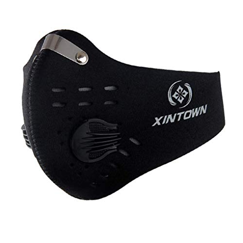 SKYMASK Maschera di Inquinamento Anti Polvere del Motociclo Ciclismo Carbone Attivo Filtro Protezione Sport Esterno