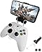 Produktbild Xbox Series Handyhalterung, Joso Controller Mobile Gaming Clip Halterung Klemme für Xbox Series X/S, XSX, XS, Xbox One, unterstützt Android, iPhone-System mit One Cast App mit 2 Daumengriffkappen
