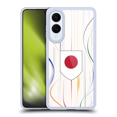 Coque Samsung S25 Edge drapeau Japon en gel pour supporter les matchs au quotidien