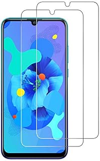 HUSHER [2 Pack Screen Protector for Huawei P Smart 2019, Tempered Glass 2.5D [Crystal Clear] [9H Hardness] [Easy Installation] [Bubble Free] [Anti-Scratch] [Anti-Oil]