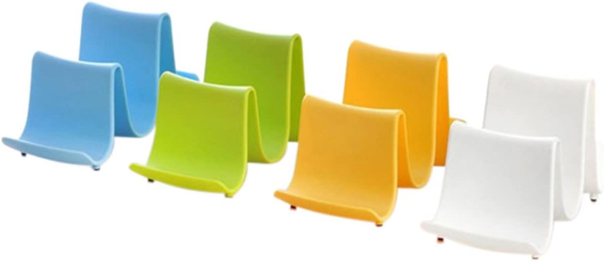 3 Tier Pot Lid Rack Holder, Plastic 4 Pack Kitchen Organizer