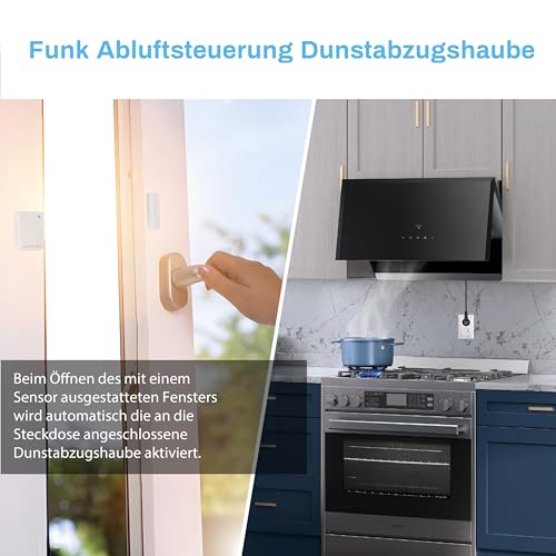 Fensterkontaktschalter für Funk-Abluftsteuerung von Souphran