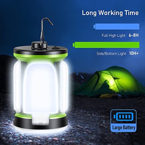 Camping Lantern Rechargeable, Blukar Super Bright Led Camping Lights Lamp - 7 Light Modes 60 Leds Tent Light 10+ Hrs Runtime For Hurricane,Power Outages,Emergency,Home, Camping And More #TOP3