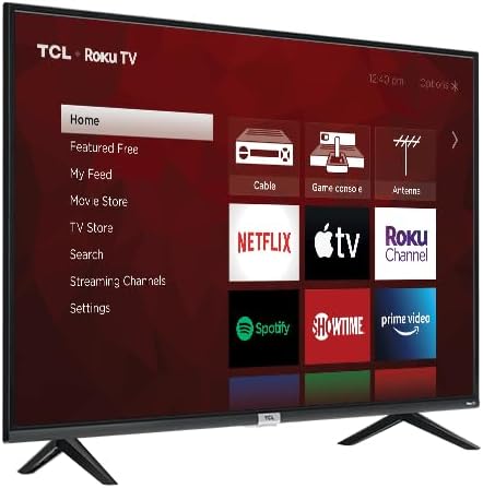 TCL 55S20 TV, Black