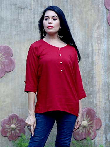 Image of Rayon Tops for Women Western /Women Tops /Top for Woman