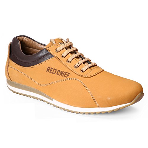Image of Red Chief Nubuck Leather Casual Shoes for Men | Lace-Up Shoes for Men | RC3522