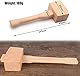 LATRAT 1 Pcs Buche Holzhammer Hammer Professionelle Holzbearbeitung Hammer Holzbearbeitungswerkzeug für DIY Zimmerei Holzbearbeitungswerkzeug 245 mm