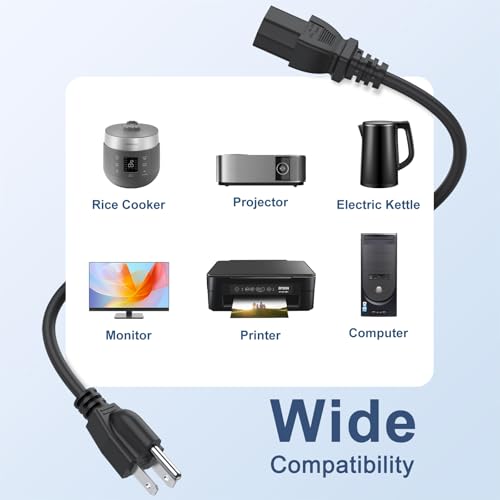 La Mejor Lista de Cables de corriente los preferidos por los clientes. 5 Imagen adicional