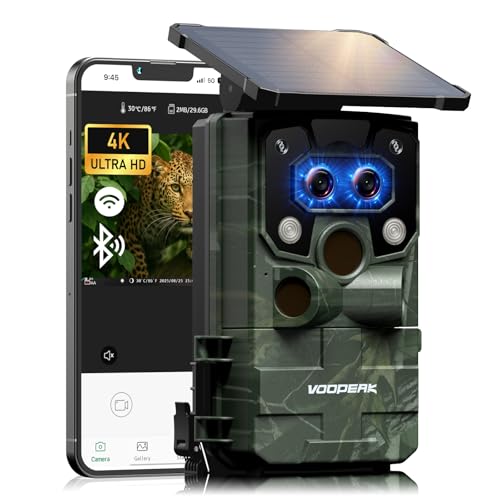 Solar Powered 60MP 4K WiFi Trail Camera