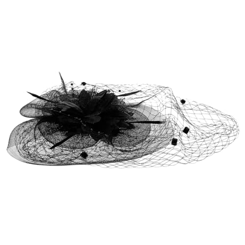 Chapeau fascinateur mariage élégant avec plumes pour invitée de cérémonie chic
