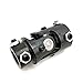 Ensun 3/4 DD x 1 DD Black Single Steering Shaft Universal U Joint, Maximum Working Angle: 35° Degree, Total Length: 83mm (3-1/4