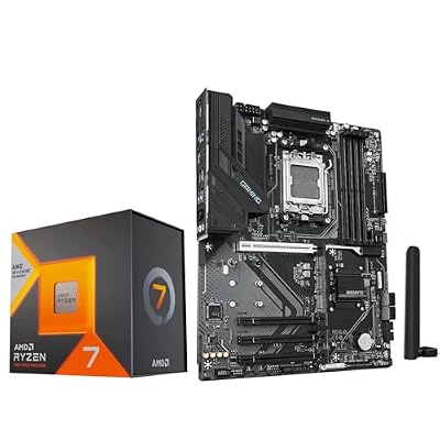 Micro Center AMD 7800X3D Processor with GIGABYTE B850 Gaming WF Motherboard