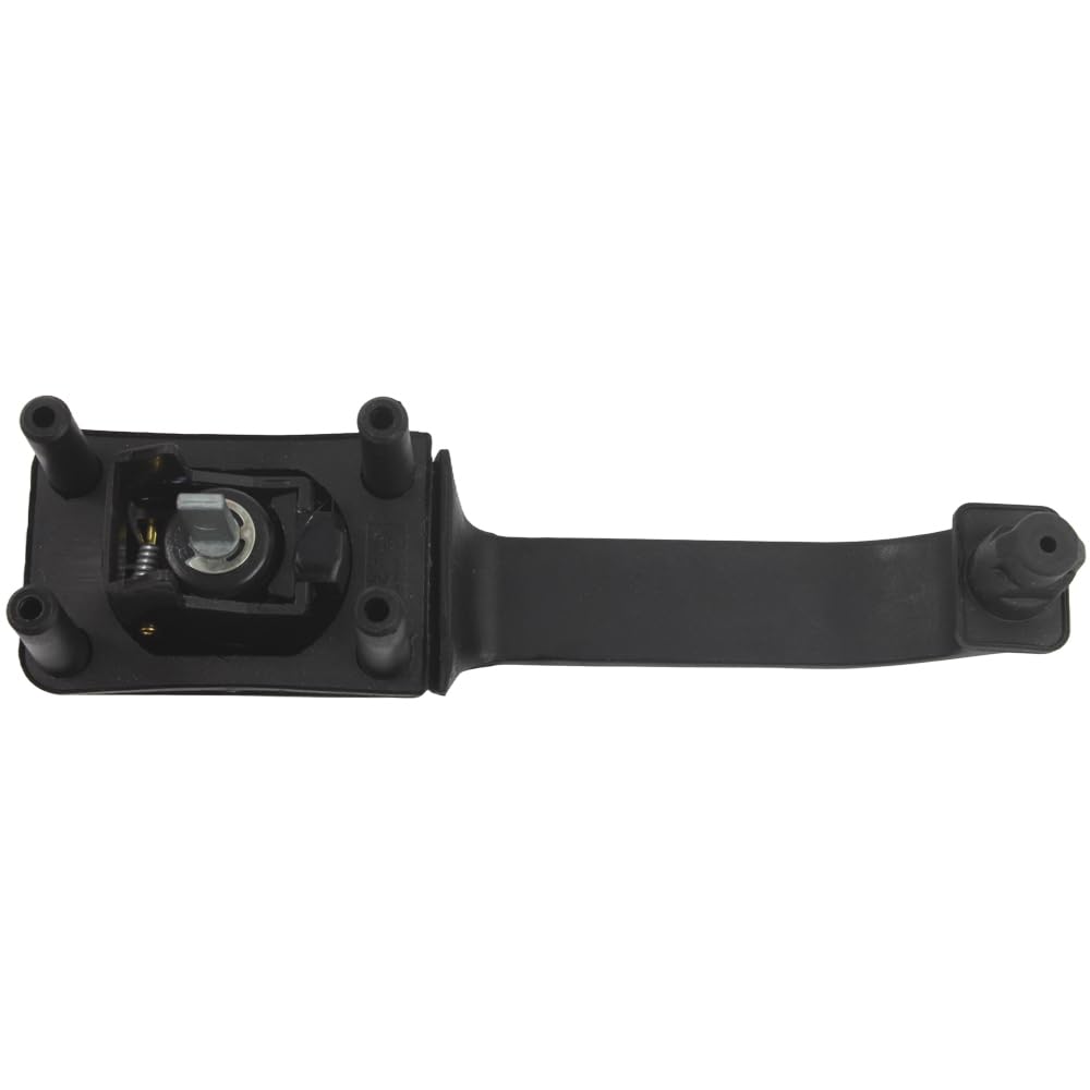 POS - Cerradura exterior para puerta de caravana o caravana, color negro