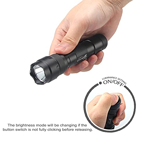 Ultrafire Single Mode Handheld Flashlight Wf-502B, Xp-E V6 Led, Super Power 1000 Lumens Hwawys Led Flashlights Small Pocket Torch #TOP2
