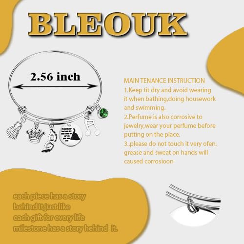 BLEOUK Princess Bracelet Princess Jewelry Frog Themed Gifts For Her Princess Movie Lover Gift2