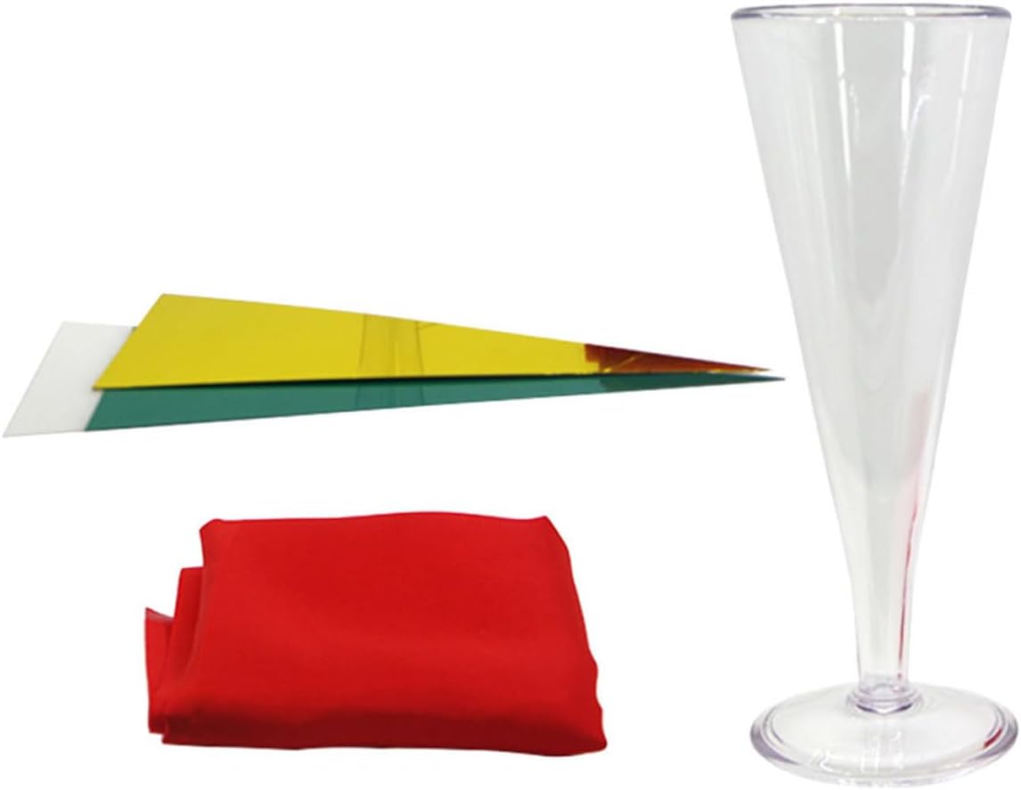 CALLARON Color Changing Wine Tumbler for Women with Smooth Surface and Lightweight Design, for Party and Outdoor Use, Novelty Magic Trick Prop Wine Cup for Fun Performances