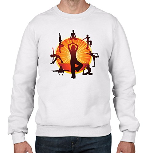 Tribal T-Shirts Męski sweter do medytacji koła jogi