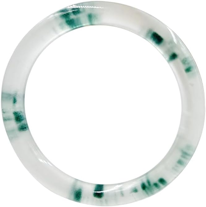 URED Women Jade Bangle Bracelets Natural Green Jade Bracelet Chinese Feng Shui Bracelet With Good Luck And Wealth Bangle with Box