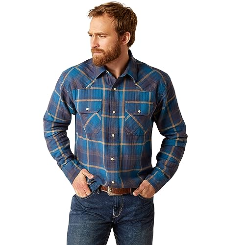 Chemise homme Ariat Harland manches longues coupe rétro Moon Howl