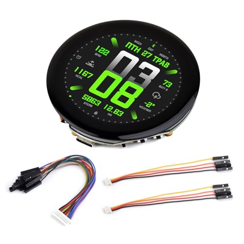 Écran RP2350 tactile capacitif rond de 2.1 pouces avec dalle IPS incurvée 2.5D