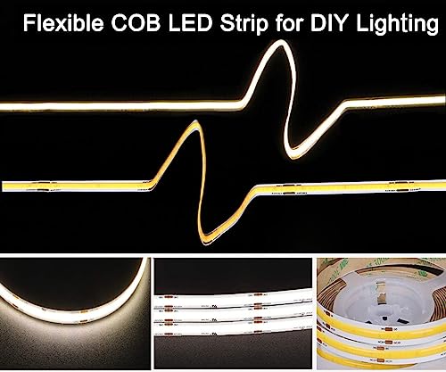 Tira LED COB dephen 16.4ft Luz Día 4000K DC24V miniatura 2