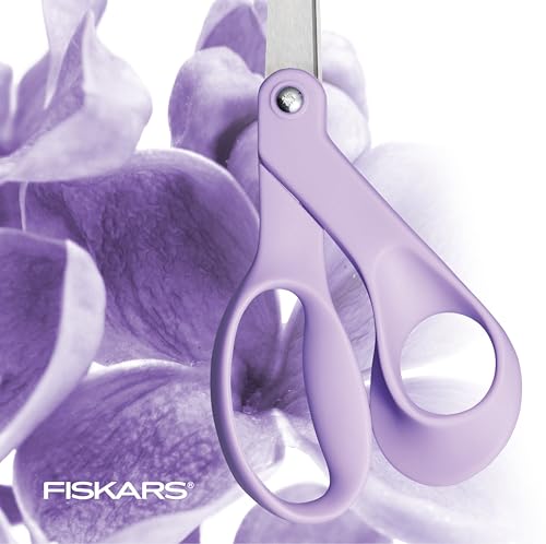 Fiskars 8" Designer Explore Collection Scissors, Ultra-Lilac - image 2