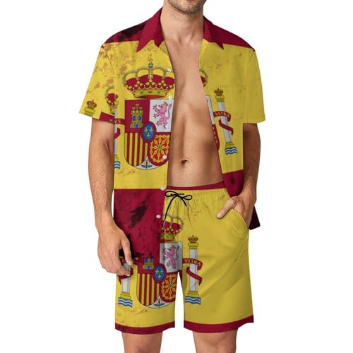 Camisa de botones y pantalones cortos de playa hombre España conjunto verano