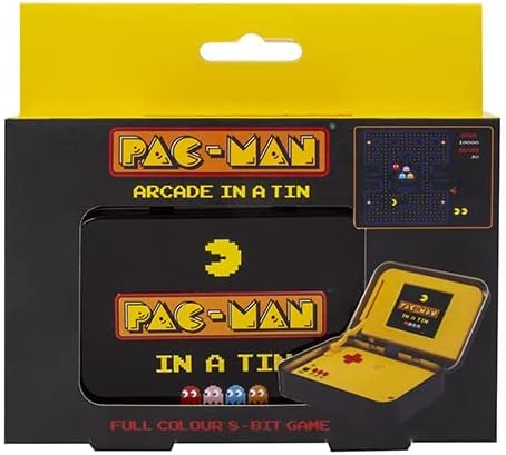 Miniatura 4 de PAC-Man Juego de arcade en lata. Juego a todo color de 8 bits con sonidos y gráficos originales. Juego clásico de PAC-Man. Incluye pantalla de 2.4