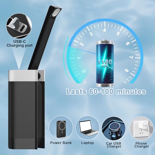 PChero Portable Reise Bidet 400ML, Wiederaufladbar Po Dusche Elektrische Popodusche IPX6 Wasserdicht Tragbares Hand Bidet für Persönliche Reinigung, Babypflege, Wochenbett, Behinderung