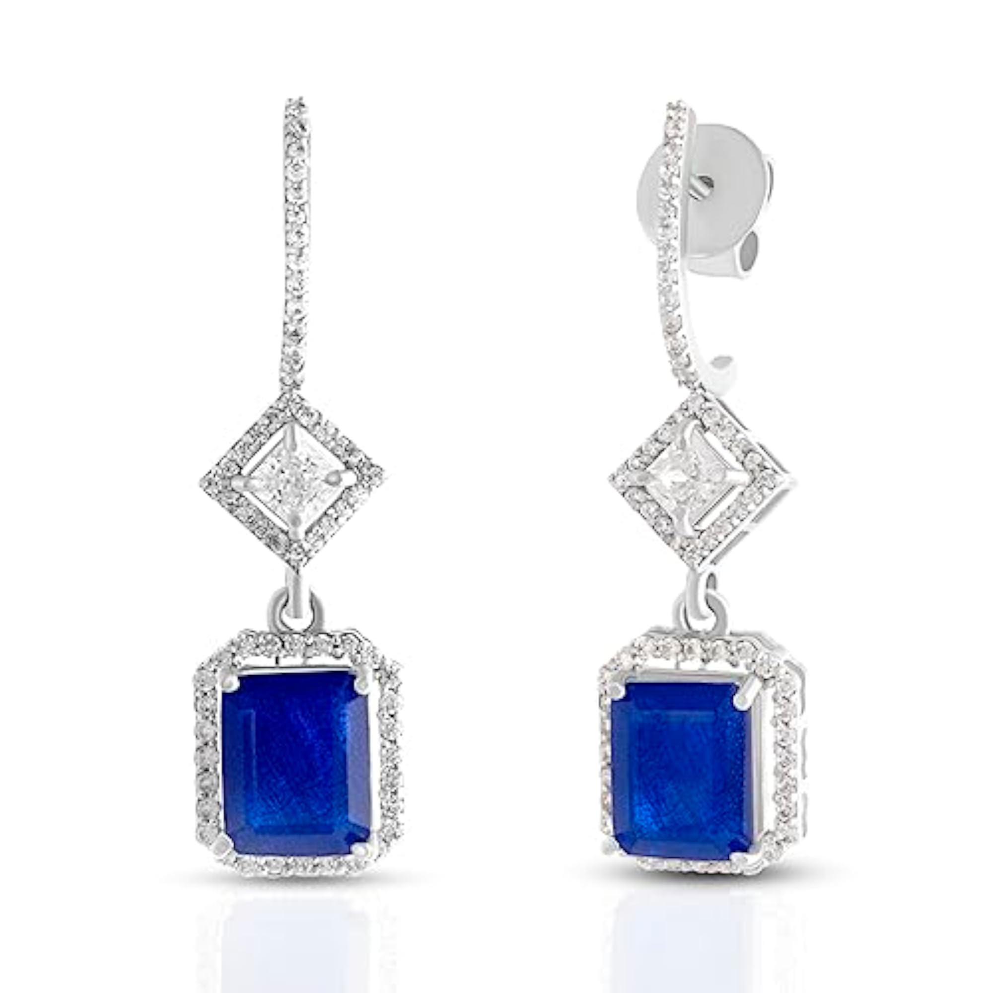 Women's 925 Sterling Silver Classic Design Earrings, Hypoallergenic