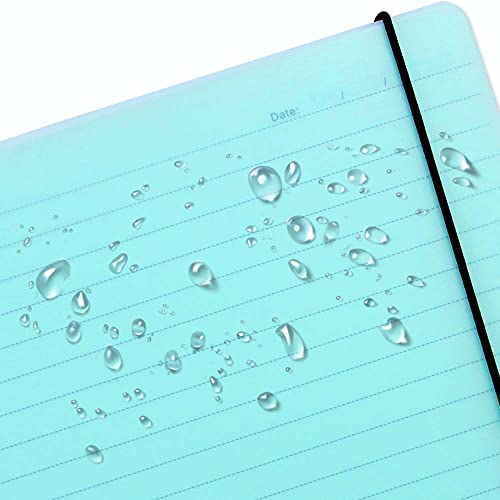 Yiozojio Spiral Notebook - 4 Pack A5 Lined Journal Notebooks With 100Gsm Thick Paper 80 Sheets,8Mm Wide Ruled Journals For School,Office And Drawing,5.7 X 8.3 Inches (Blue,Pink,Black,Transparent) #TOP6
