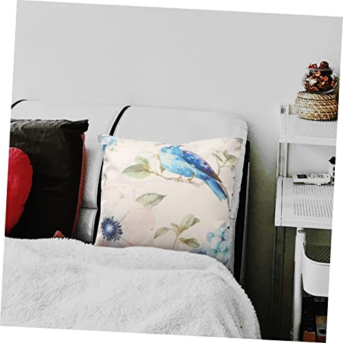 Housse de Coussin Fleurs et Oiseaux pour Créer un Cocon Apaisant au Salon - 3