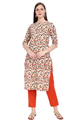 Image of Women's Cotton Straight Kurta