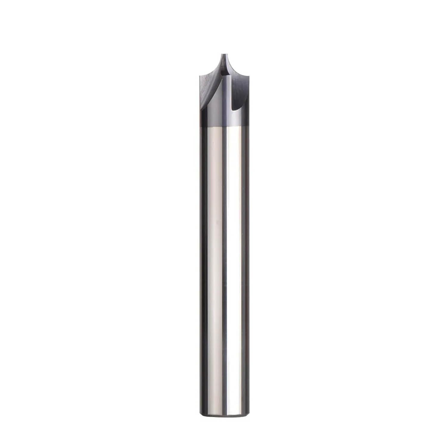 6mm 8mm 12mm Shank Corner Rounding Chamfer End Mills 4-14mm Deburring CNC Wood Metal Router Bit Coated Chamfering Milling Cutter Round Over Bit(ICP4F-R4.0-H10)
