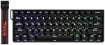 EPOMAKER Aula WIN60 HE clavier magnétique filaire 60 % avec activation réglable, taux d'interrogation de 8000 Hz, interrupteurs à effet Hall, hot-swap, pour jeux FPS (Noir)