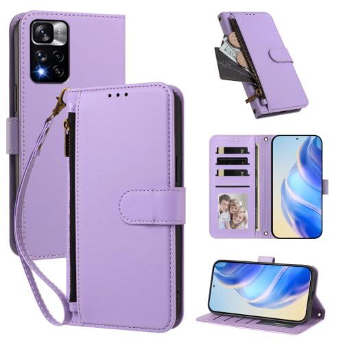 �P�[�X�J�o�[ �Ή��@�� for Xiaomi Poco X4 NFC,�Ή��@�� for Redmi Note 11 Pro Plus 5G�y�E�H���b�g�i�t�@�X�i�[�������X�g�X�g���b�v�t���j�A�J�[�h�X���b�g4�{��������1�A�}�O�l�b�g���X�^���h�@�\�zPur