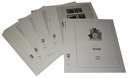 Feuilles pré-imprimées Islande 1996-2010 album timbres LINDNER Das Original