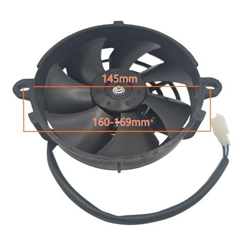 Blagear Cooling Fan Oil Cooler Radiator Water Cooler Engine Fit for Honda Yamaha Kawasaki Suzuki ATV Motorcycle Dirt Bike Motocross 150-250cc (5 inch) - Image 5