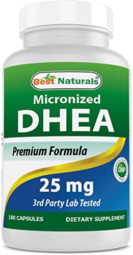 Best Naturals, Micronized DHEA, 25 mg, 180 Capsules