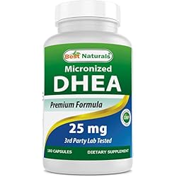 Best Naturals, Micronized DHEA 25 mg 180 Capsules