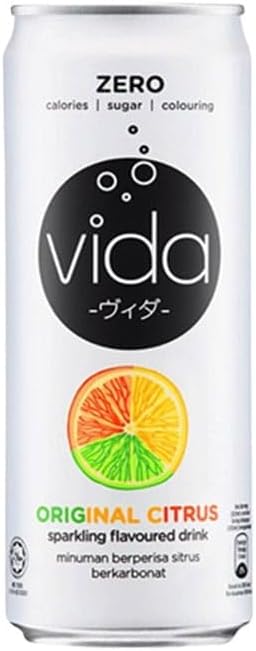 Zero Original Citrus | Flavoured Sparkling Drink 325ml (Pack Of 2)