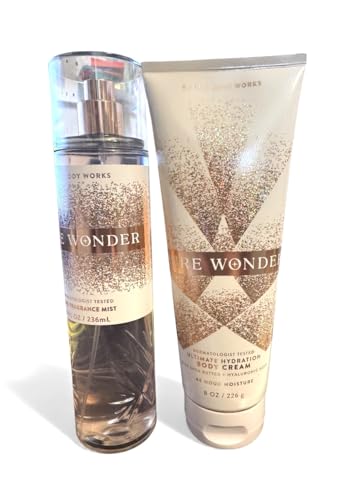 Bath and Body Works Pure Wonder Body Cream Fragrance Mist Set