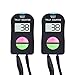 VANVENE 2pcs Digital Hand Tally Counter,Electronic Digital Display Counter,Add and Subtract People Flow Manual Clicker for Golf Sports